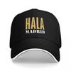 Preppy HALA MADRID Artistic Lettering Camping Baseball Caps Men Unisex Male Beach Coquette Hat Hip Hop Trucker Cap