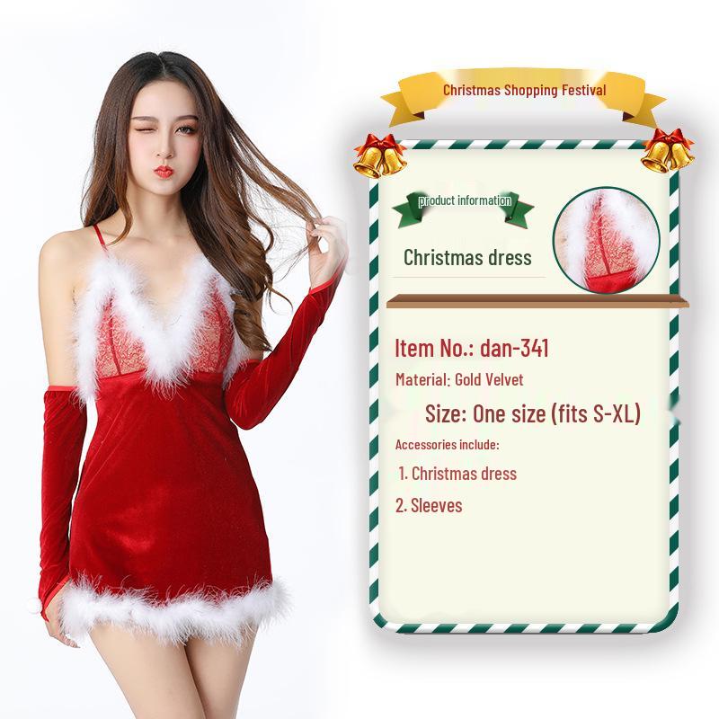 2023 Weihnachtsmann Weihnachtskostüm und Cosplay-Outfit-Set
