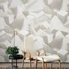 Vintage 3D Three Dimensional Concave Convex Industrial Style Cement Gray Wallpaper Restaurant Bar Gym Wallpaper Non Selfadhesive