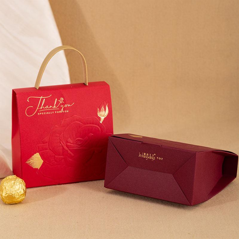 Creative Wedding Candy Bag New Portable Candy Box Wedding Party Favor Gift Box Paper Packaging Boxes Gift Bag Wedding Decoration