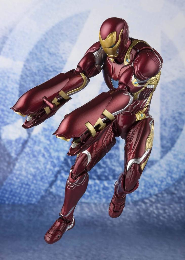 TAMASHII NATIONS Avengers Iron Man Mark 50 Sada nano zbraní 2 155mm malovaná pohyblivá figurka SHFiguarts (Avengers/Konec hry) Cca. PVC&ABS&Diecast