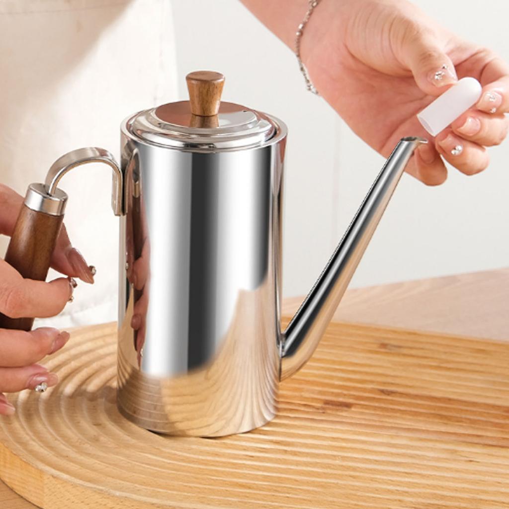 700ml Oil Dispenser Pot 304 Stainless Steel Olive Oil Bottle Container for Vinegar Soy Sauce Storage Kitchen Gadget