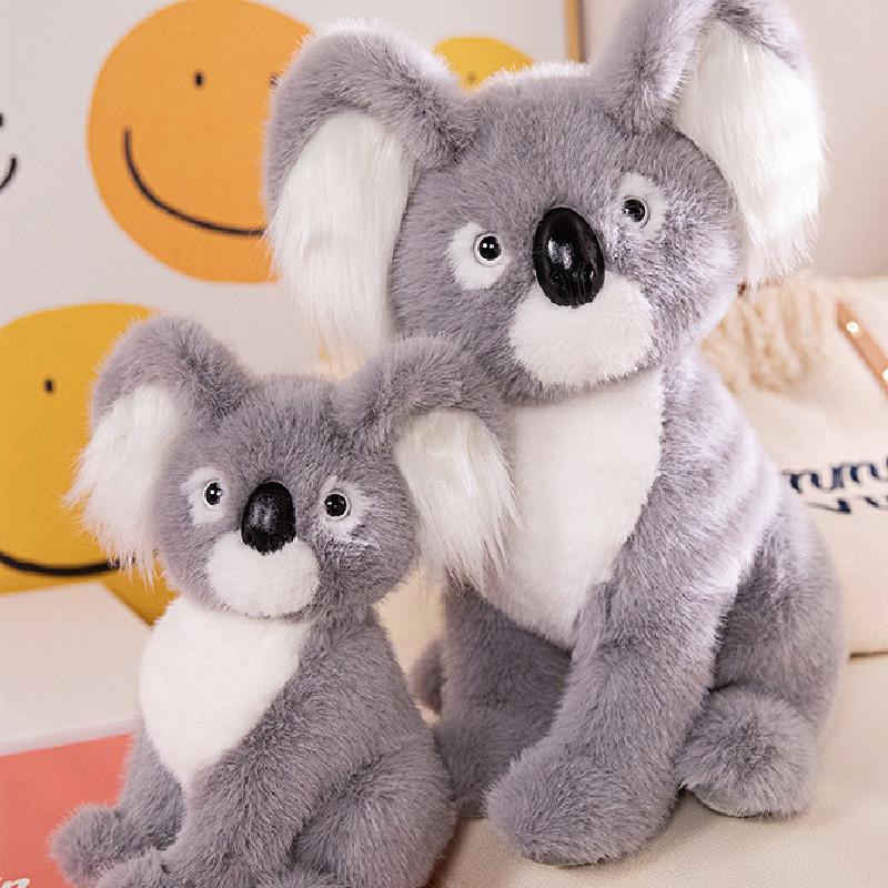Realistic Koala Plush Toy Adorable Stuffed Animal Zoo Souvenir Perfect For Kids