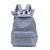 Schoolbag Korean fashion backpack 1011 new rabbit ears solid color backpack trendy campus personalized student bag