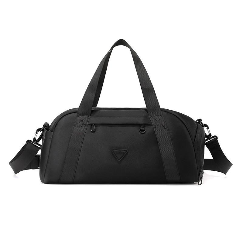 Large Capacity Travel Gym Bag Men Women With Separate Shoe Compartment Waterproof Breathable Fitness Duffel Yoga Black