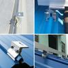 1Pcs Silver Solar Panel Clamp Anodized Photovoltaic Fixing Clip  for Off Grid Solar Power System