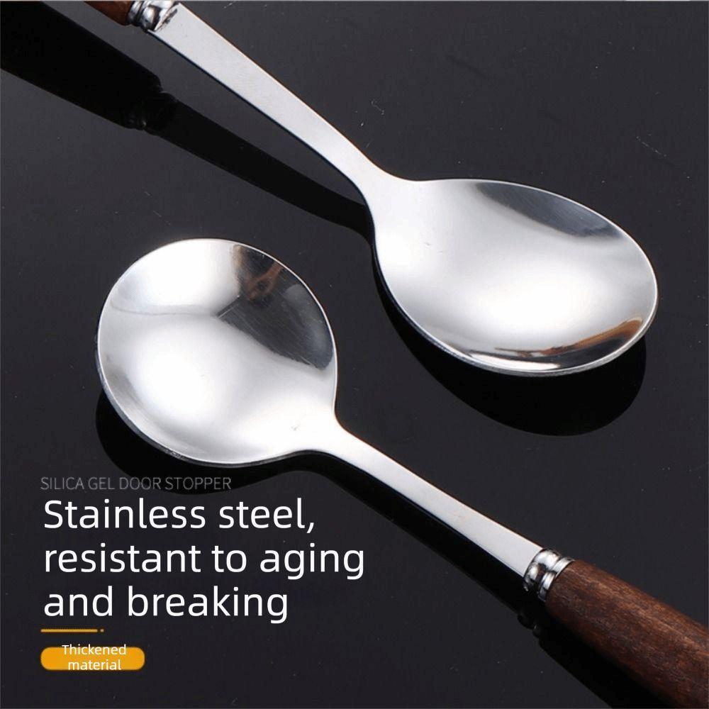 4Pcs Stainless Steel Chopsticks Fork Spoon Set Storage Case High-end Portable Tableware Set Vintage Durable