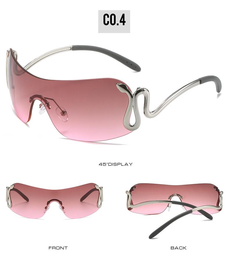 2023 Y2K Animal Fashion Sunglasses for Women – European and American Style Snake Design