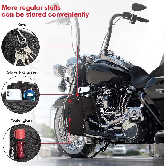 KEMIMOTO Soft Lowers Chaps Highway Crash Bar Covers Motorcycle Leg Warmers Compatible With Touring Road King Road Glide Electra Glide And Trike