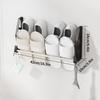 Nail Free and Hole Free Door Back Shoe Rack, Bathroom Slipper Rack, Simple Multi-layer Assembly, Wall Mounted Storage Rack