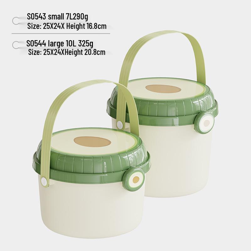 Ведро с подарком на 1-й день рождения Мэнго Праздничные закуски и строительные блоки для детей Small 7L зелёный 2090₽