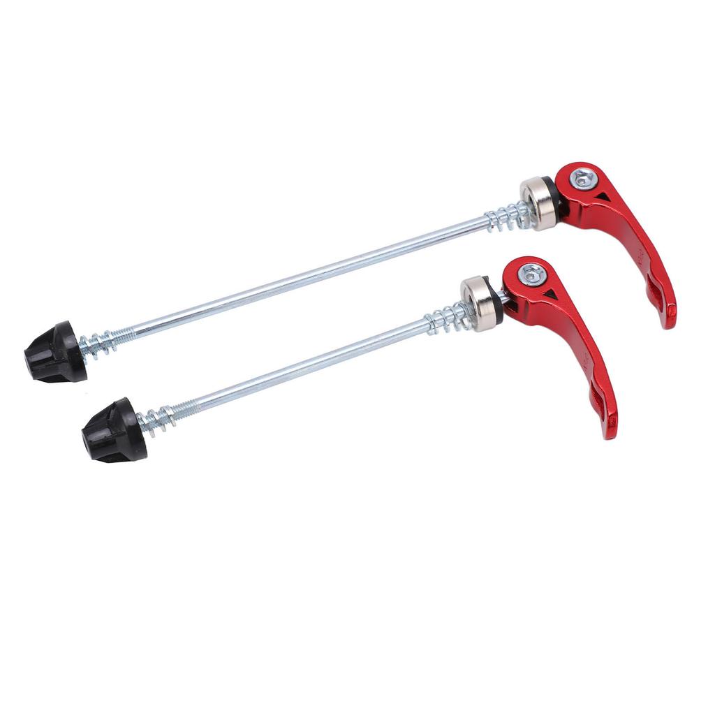 1 Pair Quick Release Bicycle Skewer Bike Wheel Hub Front and Rear Skewers Cycling ToolsRed