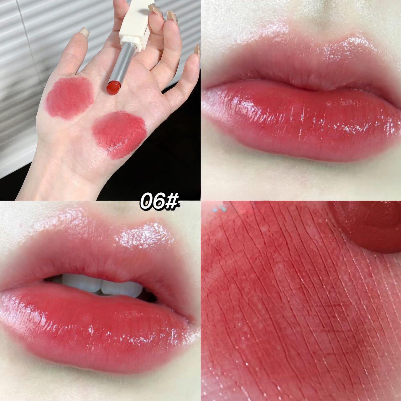 

Нове біле перо помада кристал заморожена вода блиск дзеркало зволожуюче скло нелегко приклеїтися до чашки губна помада 3.2g