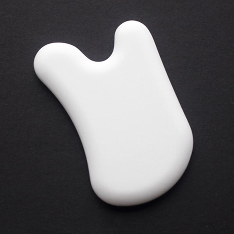 

1pc Ceramic gua sha board facial and eye gua sha beauty instrument, Ceramic massage board, massage stone
