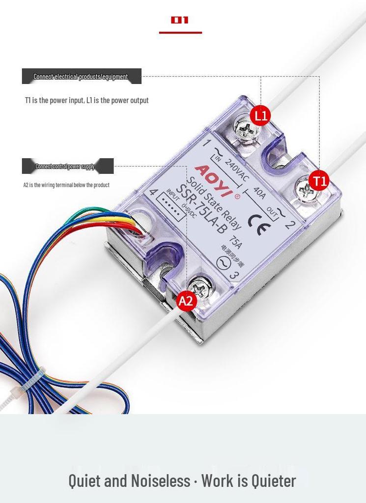 AOYI SSR-LA-B Forward Phase-Shift Voltage Regulation Solid State Relay Module