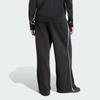 Adidas Women Essentials French Terry High Waist Open Hem Track Pants Core Black KC3933