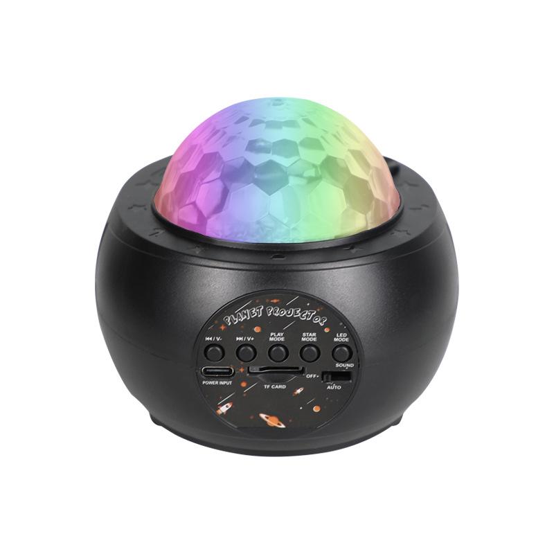 M3 Mini Starry Sky Moon Projector: Aurora Bedroom Night Light Black