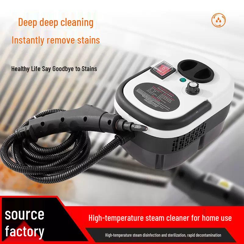 

1.2L High-Temp Steam Cleaner with Ironing & Glass Brush for Home Use US Plug