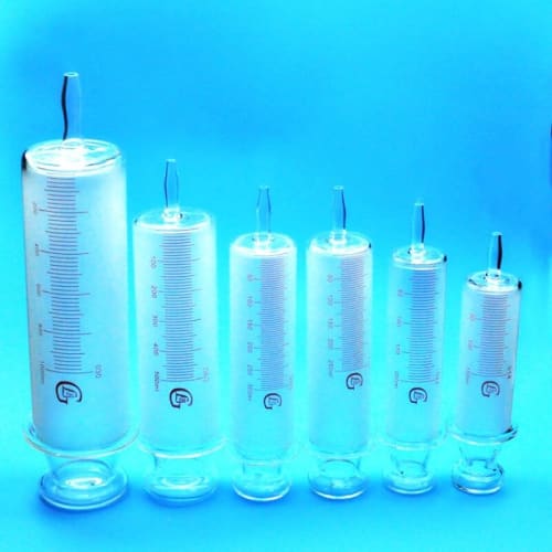 Glass Syringe Glass Enema Sausage Device Large Diameter Glass Sample Extraction Injector 150ml/200ml/300ml/500ml (300ml)