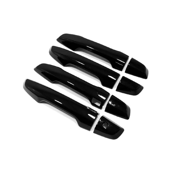For Honda CR-V CRV LHD 2017 2018     ABS Chrome Glossy Black Auto Door Handle Cover Trim Car Styling Accessories