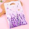 10/20/50pcs Purple Lavender Candy Gift Bags Floral Butterfly Tote Bags for Wedding Birthday Seasonal Spring Party Favor Supplies