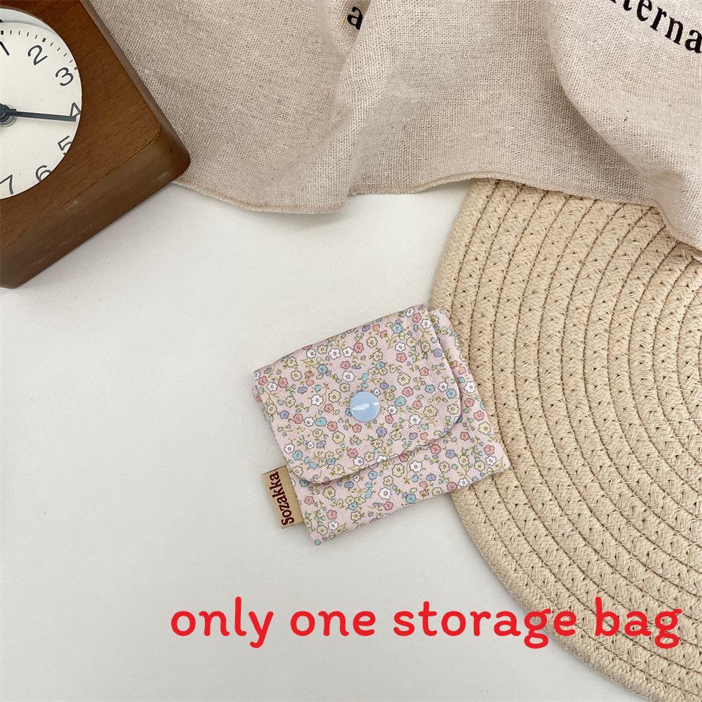 Polyester Floral Wallet With Multiuse Storage For Daily Travel And Makeup Organization
