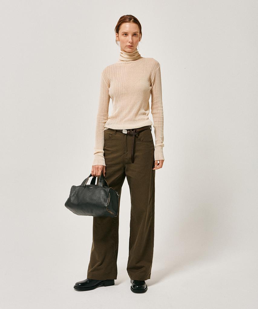 LABELARCHIVE W Freja Loose-Fit Pants Taupe