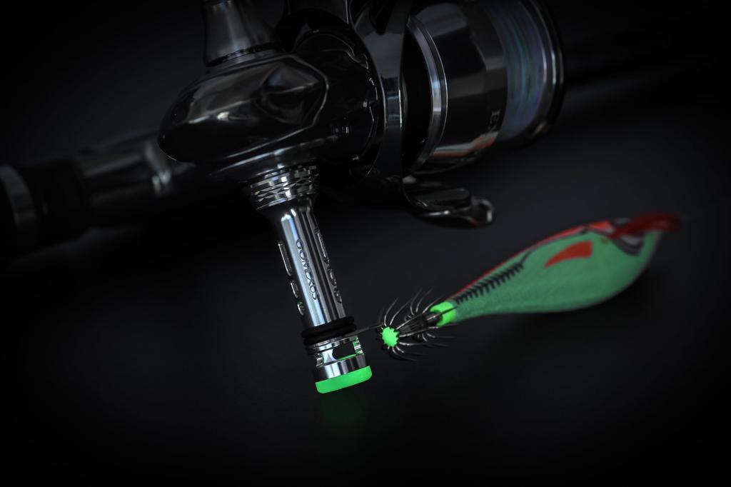 Gomexus R4 Reel Spinning Reel Compatible with and Vanquish with Weight and Easy for Light and Lure Fishing Stand, 50mm, Glow-in-the-Dark Tip,
