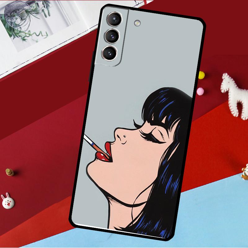 

Nun Pop Art Funda For Samsung Galaxy S26 Ultra S24 S22 S23 S25 Plus S20 S21 FE S9 S10 S25 FE Phone Case Galaxy S21