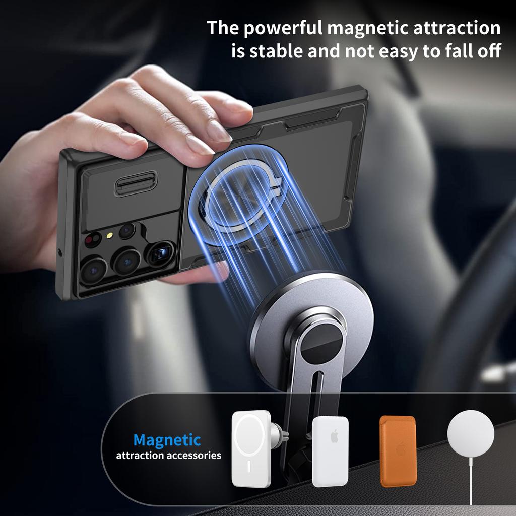 Fingerring-Halter Starke Magnetische Hülle für Samsung Galaxy S25 Ultra S22 S26 Plus S23 S24 Ultra A17 5G A56 A16 A15 A36 A26