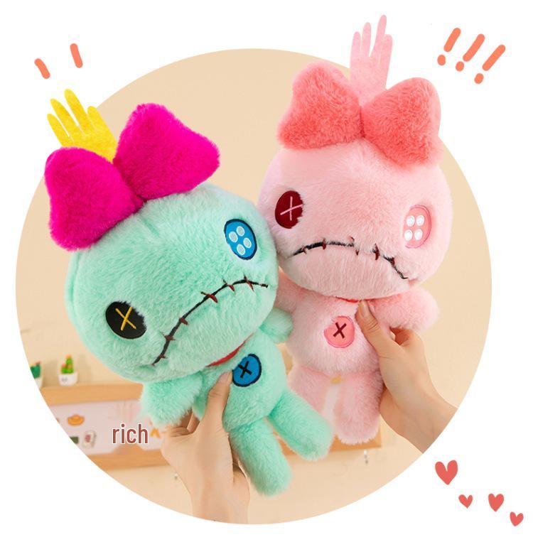 Stitch Good Friend Little Gold Plush Toy - Comforting Doll for Girls
