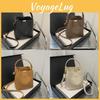 Trendy Fashionable Bucket Bag For Women In Black Brown Beige And Cream Stylish Designs