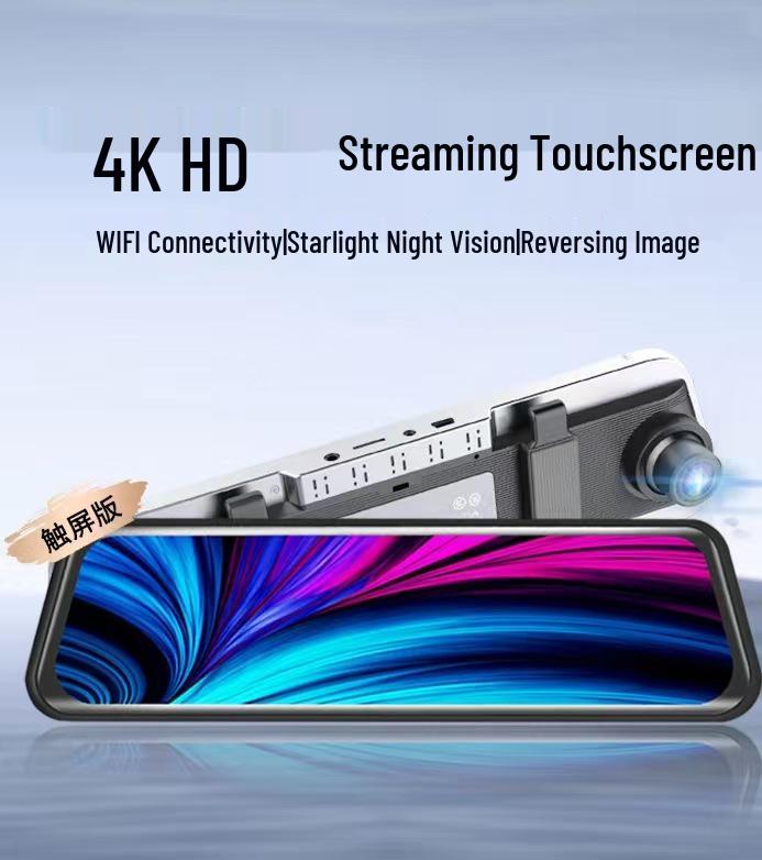 Dual-Objektiv 1080P DVR Dashcam: Aufnahme vorne und hinten, Nachtsicht, HD-Streaming-Rückspiegel