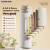 COOKER KING 480ml Thermal Coffee Mug 316L Stainless Steel Cold-keeping Cup Double Drinking Straw Cups Insulated Cup Water Bottle