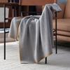 Warm Home Nordic Simple Geometric Knitted Blanket Gray Cotton Bedspread Cobertor Vintage Artistic Throw Sofa Bedding