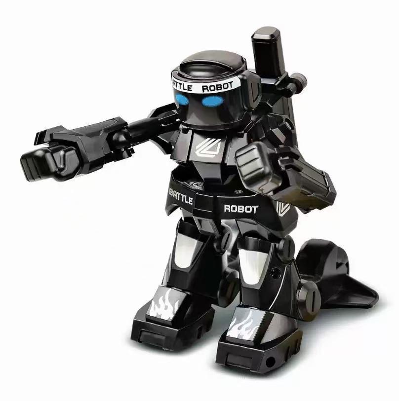 RC Robot Battle Boxing Robot Toy Remote Control Robot 2.4G Humanoid Fighting Robot with Two Control Joysticks Toys for Kids