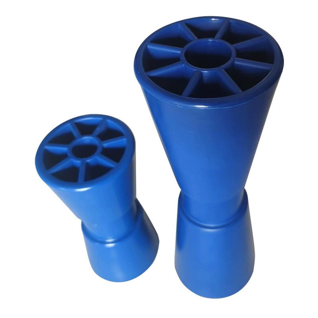 Marine PP Bugrolle Yachtanhänger Stützrolle Blau Bootswagen Zubehör für Docks Lagerhallen Wohnmobil