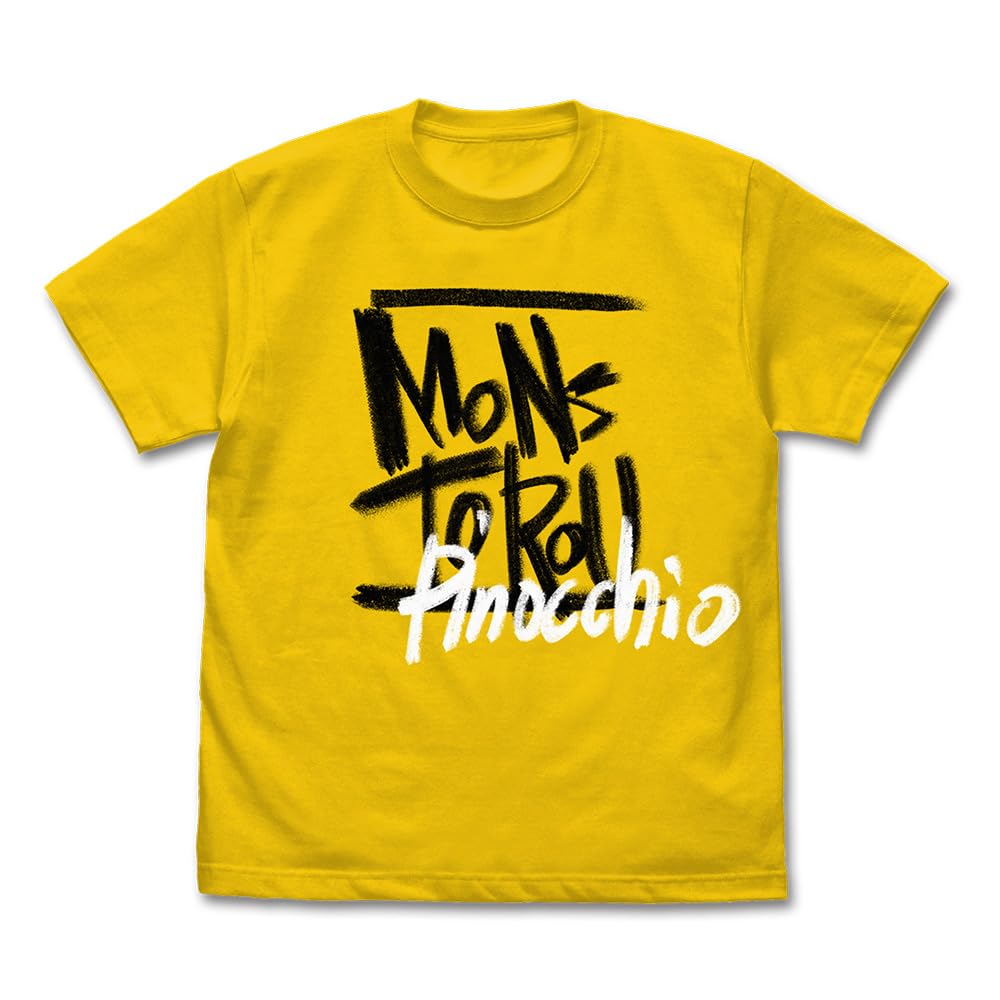

2D COSPA Girls Band Cry Momoka CANARY Size M [Official] Kawaraki s MONSTOROU Pinocchio T-shirt, YELLOW,