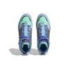 Adidas Neo D-Pad Mid Casual Slip-Resistant Durable High-Top Skate Shoes Unisex Sneakers Blue Silver HQ7026