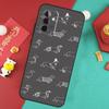 Cartoon Dackel Würstchenhund Hülle Für Samsung Galaxy A16 A26 A36 A56 A15 A35 A55 A14 A34 A54 A12 A32 A52 A13 A33 A53 A17