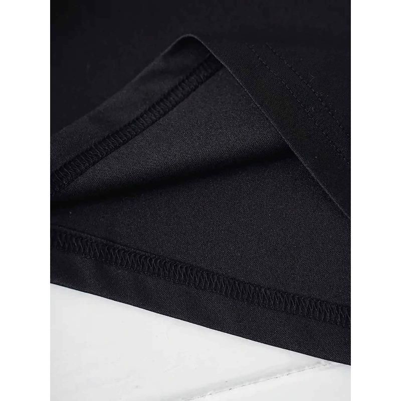 Women's Black Bow Print T-Shirt - Soft & Breathable , Oversized Round Neck Short Sleeve Top with Large White Bow Design