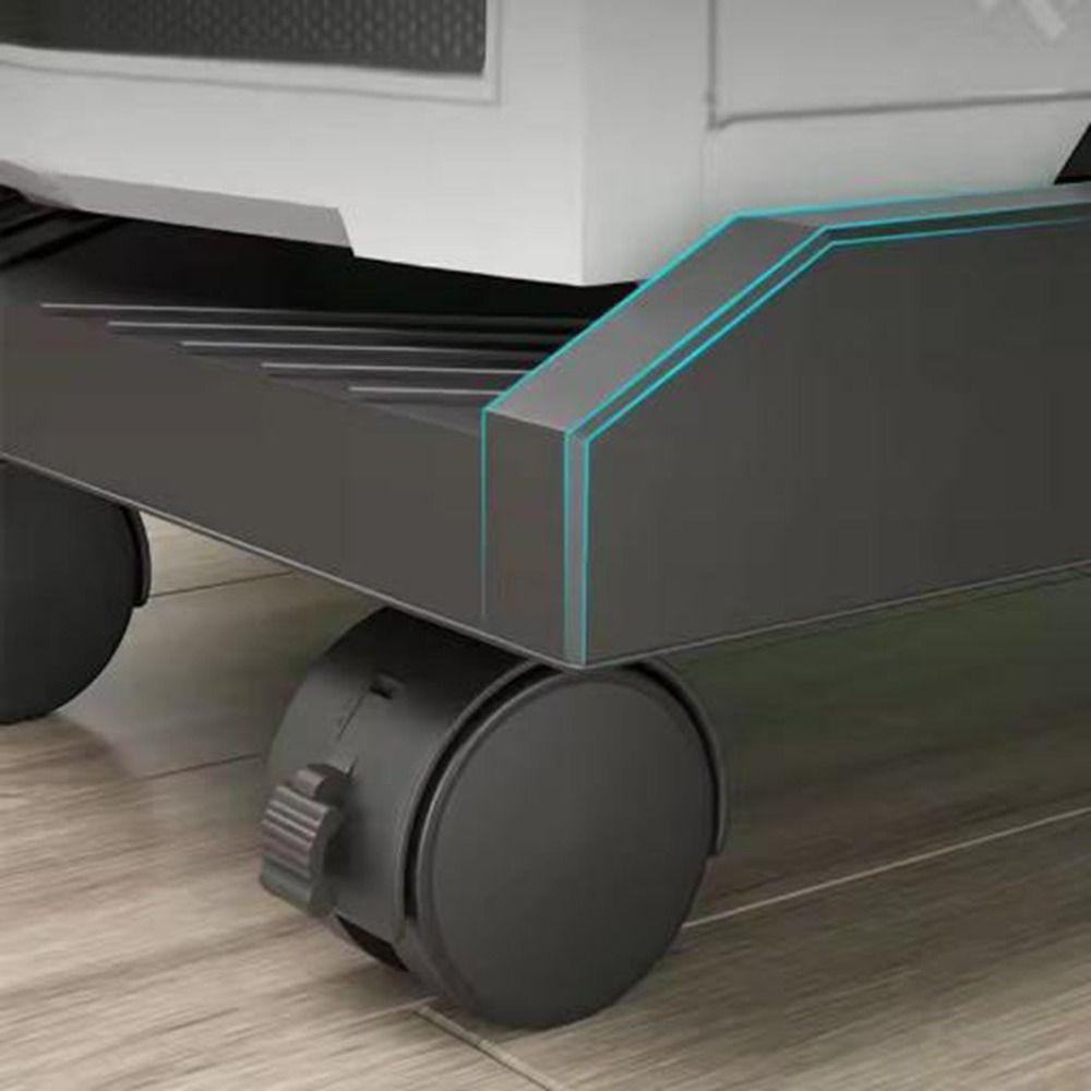 Lockable Mobile CPU Stand Black CPU Stand PC Accessories Computer Tower Stand  Office