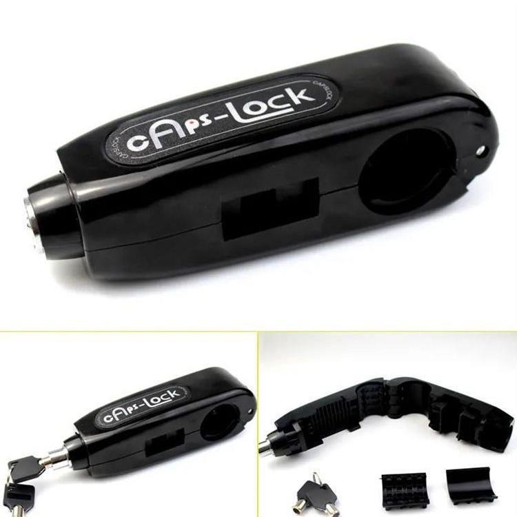 Anti-theft handle lock kit (with key), motorcycle lock - anti-theft accelerator lock, applicable to all models чёрный