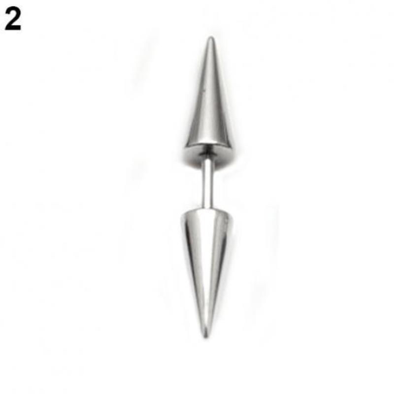 1 пара мужских и женских модных серег-гвоздиков с заклепками в стиле панк-рок из нержавеющей стали