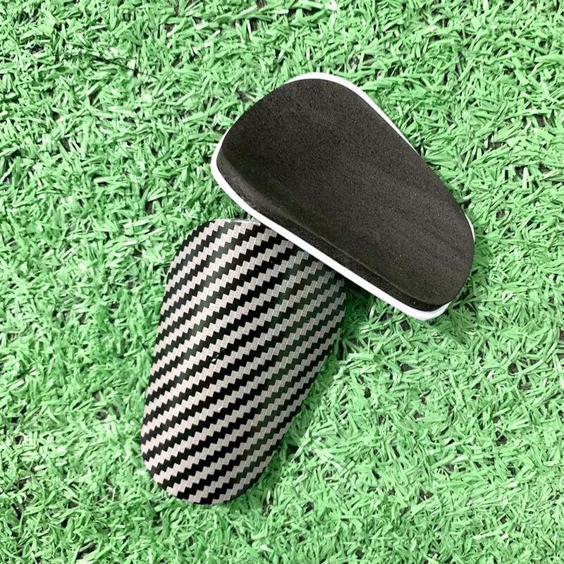 LISM Carbon Fiber Pattern Soccer Shin Guards