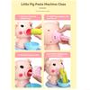 DIY Play Dough Set, Pig Noodle & Cow Ice Cream Maker Kit, Kids Pretend Play Clay Tableware Toy