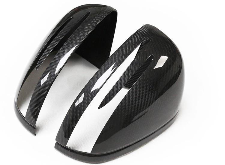 Dry Carbon Fiber Rearview Mirror Cover for Mercedes AMG GT, SLK, SLC, SLS R172/R197/R231