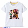 T-shirt per bambini con stampa cartone animato KPop Demon Hunters