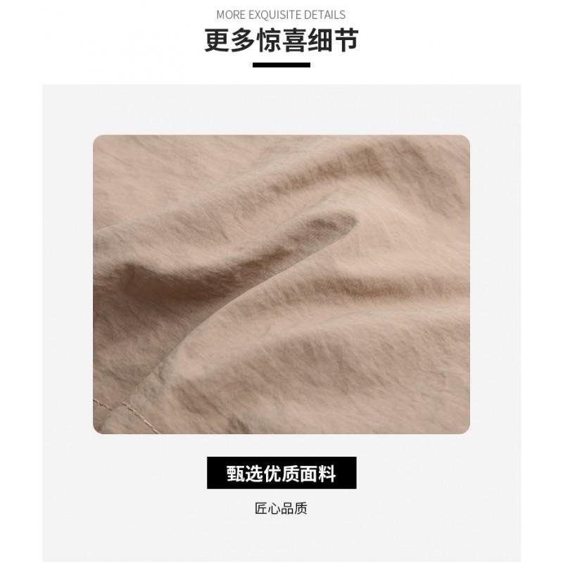 Korean Solid Color Nylon Cloth Backpack Large-capacity Casual Simple College Students Men Women Same All-match Lightweight