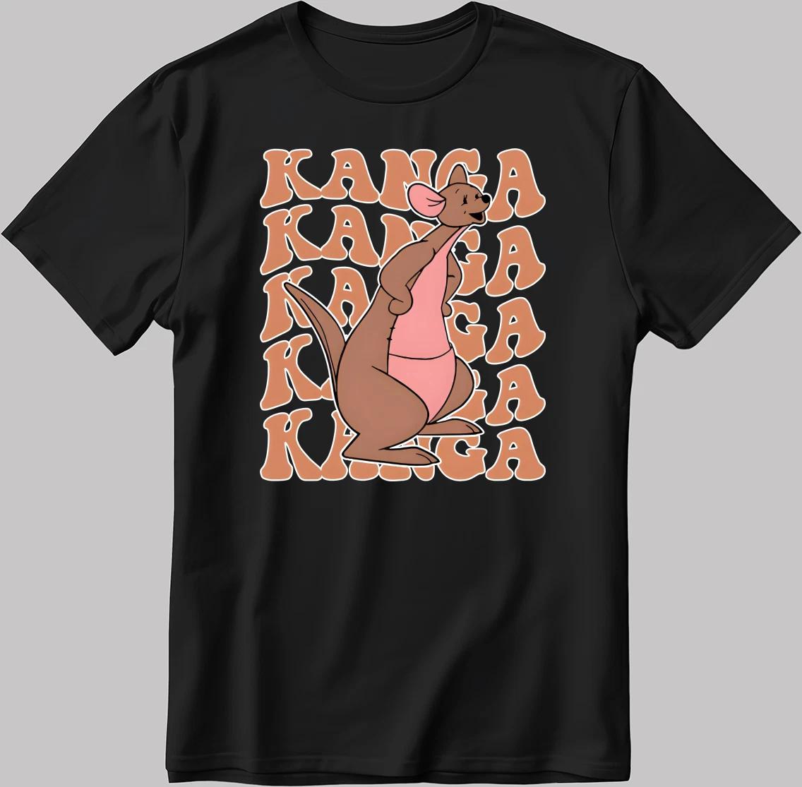 Kanga Roo White-Black Men / Women T-Shirt AB153 3XL